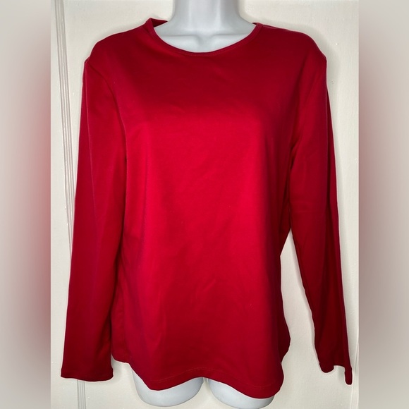 LAUREN RALPH LAUREN XL NWT Classic Red Women's Top - Picture 1 of 3